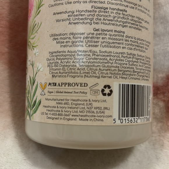 Busy Bees Scented Thyme & Vegan Honey Hand Wash NWT in pretty floral 16.9oz pmp - Picture 12 of 16